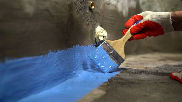 Commercial Vapor Barrier Installation project at a Perrinton, MI business property by SJ Waterproofing Pros